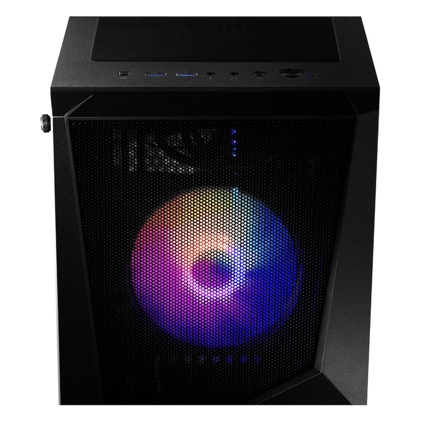 Codex R Gaming Desktop PC (6-Core Intel I5-12400F, Geforce RTX 4060 8GB, 32GB DDR5, 2X4Tb SSD (8TB), RGB Fans, 650W PSU, RGB Backlit KYB, Mouse, VR Ready, AC Wifi, Bluetooth, Win 11 Pro)