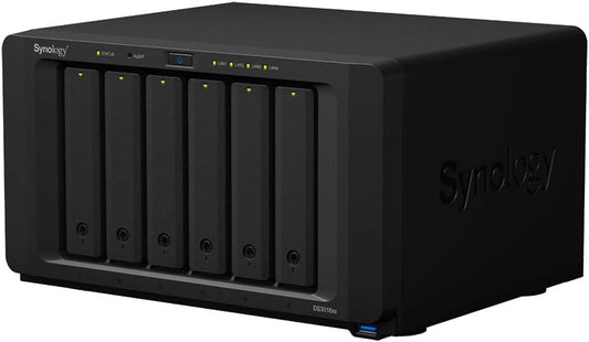 Diskstation Ds3018Xs Tower NAS Server, Intel Pentium D1508 Dual-Core, 16GB DDR4, 2TB SSD, 40TB SATA HDD, DSM Software