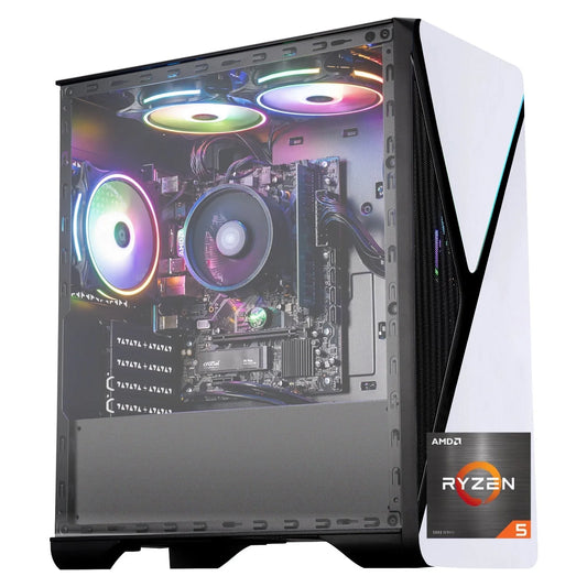 Gaming Desktop PC,AMD Ryzen 7 5700G Radeon Vega Graphics,16Gb Ram 1TB SSD,ARGB Fans Windows 11