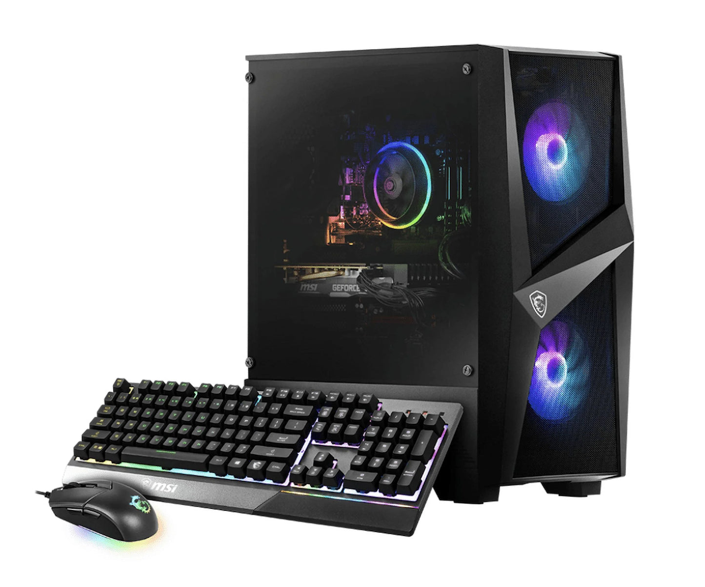 Codex R Gaming Desktop PC (6-Core Intel I5-12400F, Geforce RTX 4060 8GB, 32GB DDR5, 2X4Tb SSD (8TB), RGB Fans, 650W PSU, RGB Backlit KYB, Mouse, VR Ready, AC Wifi, Bluetooth, Win 11 Pro)