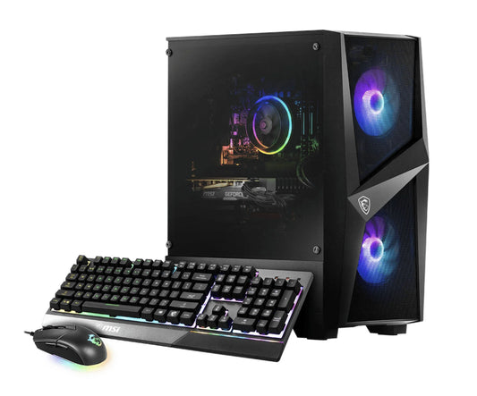 Codex R Gaming Desktop PC (6-Core Intel I5-12400F, Geforce RTX 4060 8GB, 32GB DDR5, 2X4Tb SSD (8TB), RGB Fans, 650W PSU, RGB Backlit KYB, Mouse, VR Ready, AC Wifi, Bluetooth, Win 11 Pro)